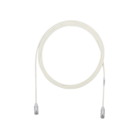 UTP28SP10|Cable de Parcheo TX6, UTP Cat6, Di?ímetro Reducido (28AWG), Color Blanco Mate, 10ft