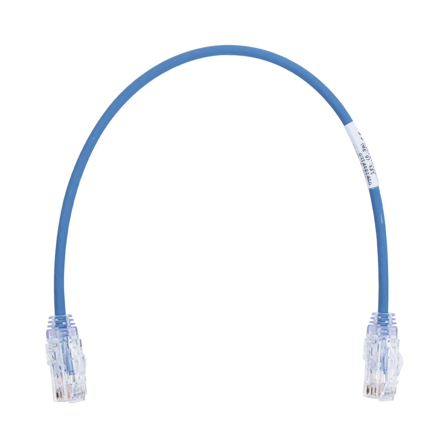 UTP28SP1BU|Cable de Parcheo TX6, UTP Cat6, Di?ímetro Reducido (28AWG), Color Azul, 1ft