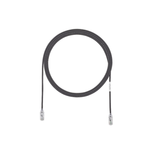 UTP28SP3BL|Cable de Parcheo TX6, UTP Cat6, Di?ímetro Reducido (28AWG), Color Negro, 3ft