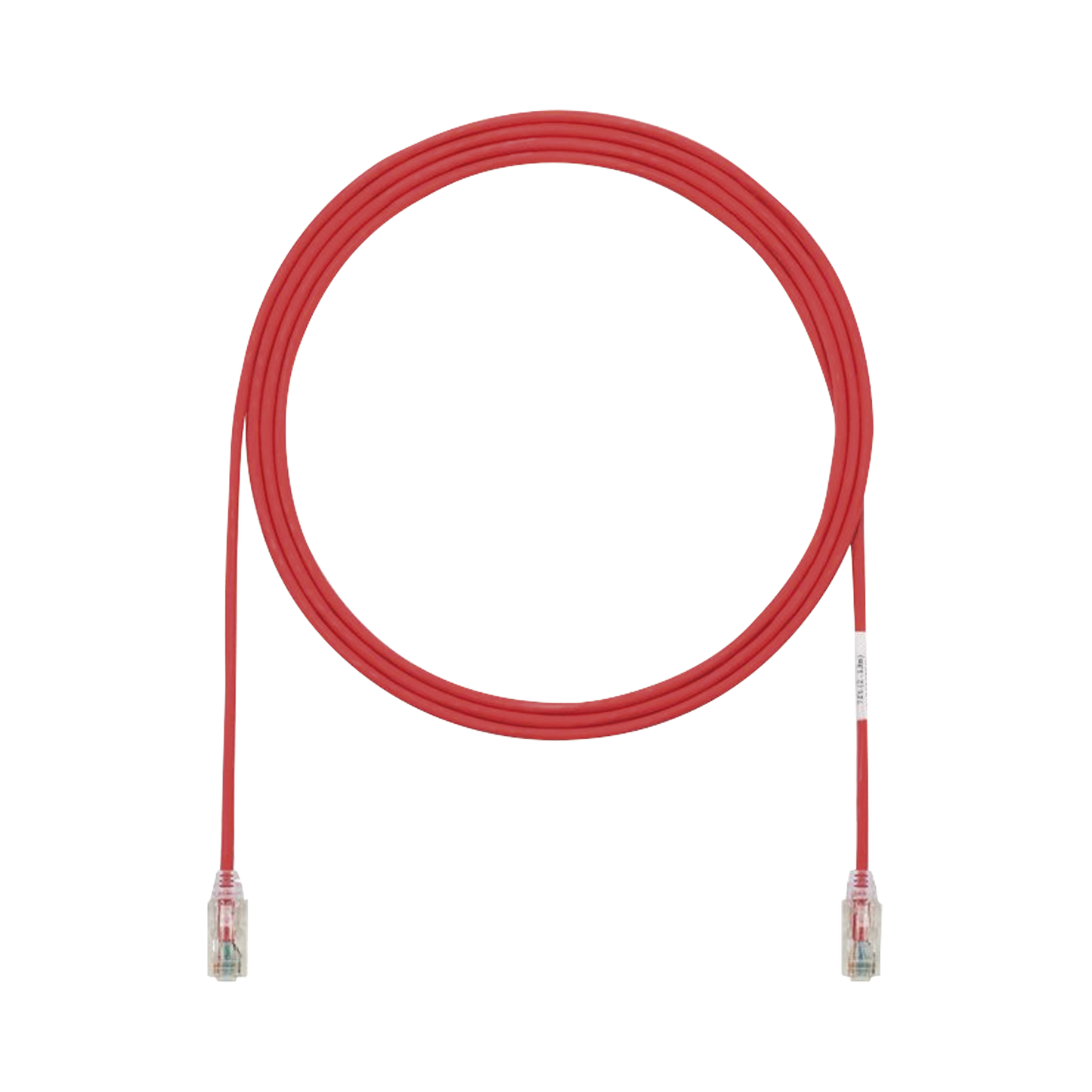 UTP28SP3RD|Cable de Parcheo TX6, UTP Cat6, Di?ímetro Reducido (28AWG), Color Rojo, 3ft