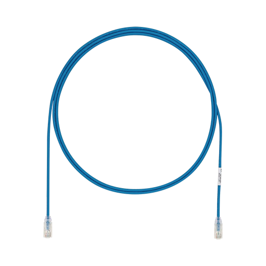UTP28X10BU|Cable de Parcheo UTP Cat6A, CM/LSZH, Diámetro Reducido (28AWG), Color Azul, 10ft