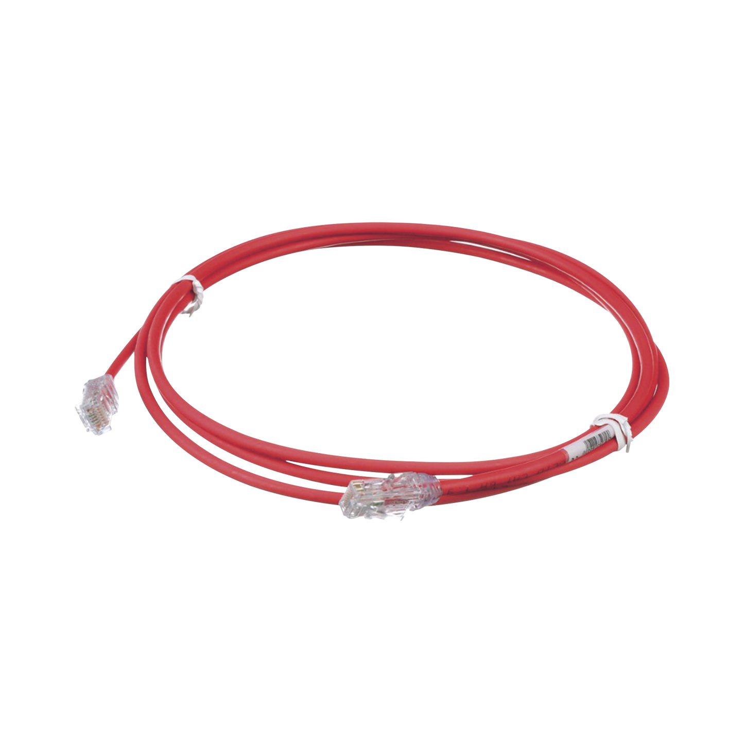 UTP28X7RD|Cable de Parcheo UTP Cat6A, CM/LSZH, Diámetro Reducido (28AWG), Color Rojo, 7ft