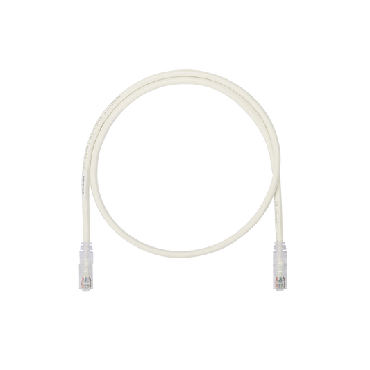 UTP6AX7|Cable de Parcheo UTP, Cat6A, 24 AWG, CM, Color Blanco, 7ft