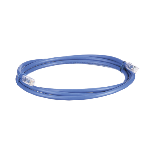 UTP6AX7BU|Cable de Parcheo UTP, Cat6A, 24 AWG, CM, Color Azul, 7ft
