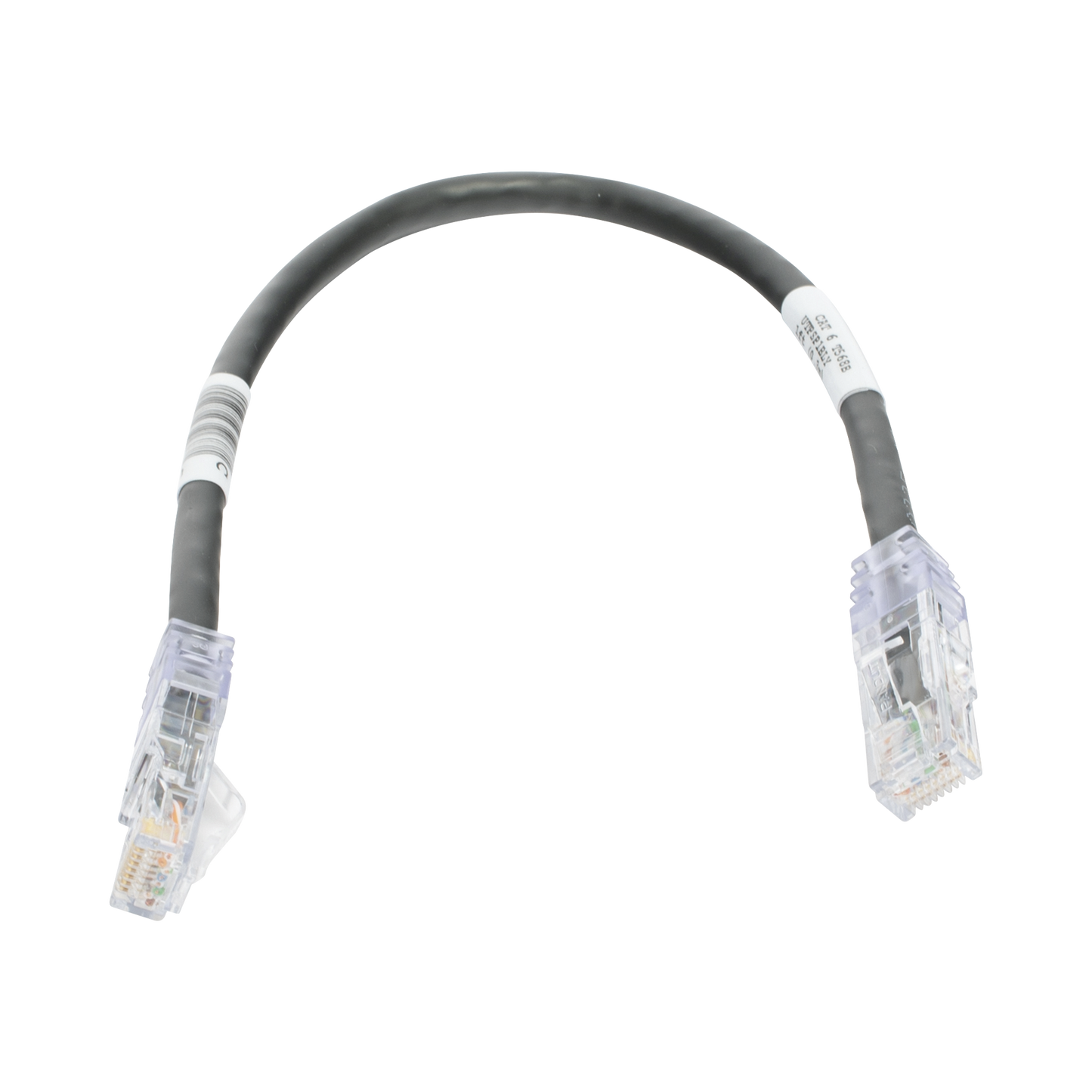 UTPSP1BLY|Cable de Parcheo TX6, UTP Cat6, 24 AWG, CM, Color Negro, 1ft