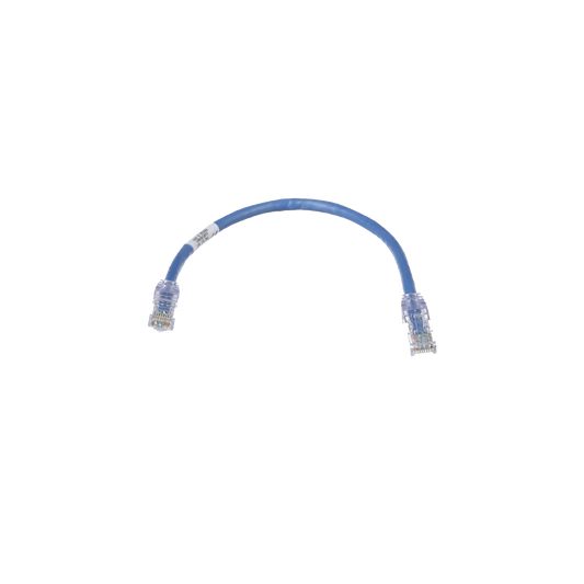 UTPSP1BUY|Cable de Parcheo TX6, UTP Cat6, 24 AWG, CM, Color Azul, 1ft