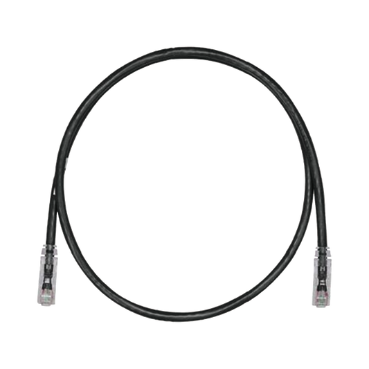 UTPSP3BLY|Cable de Parcheo TX6, UTP Cat6, 24 AWG, CM, Color Negro, 3 ft.
