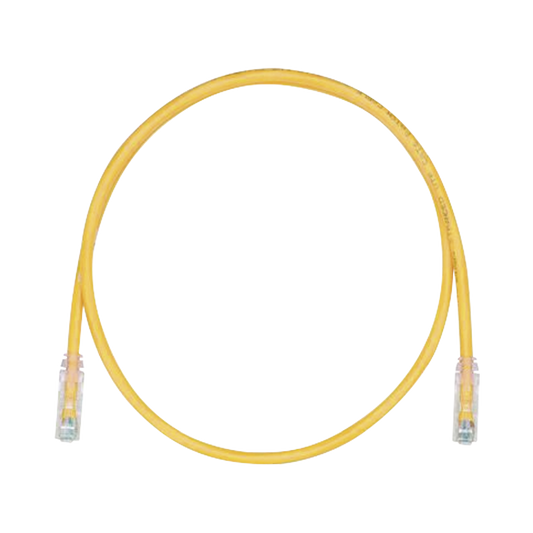UTPSP3YLY|Cable de Parcheo TX6, UTP Cat6, 24 AWG, CM, Color Amarillo, 3ft