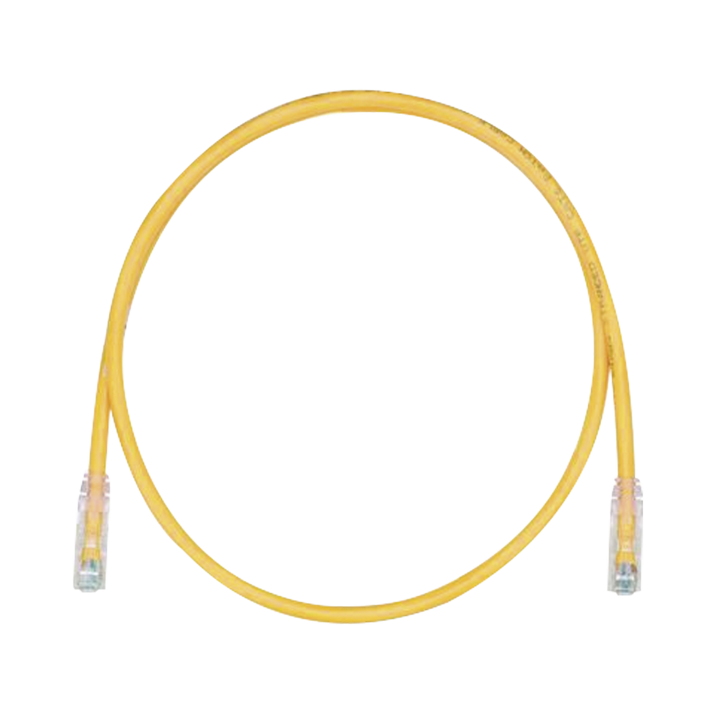 UTPSP7YLY|Cable de Parcheo TX6, UTP Cat6, 24 AWG, CM, Color Amarillo, 7ft