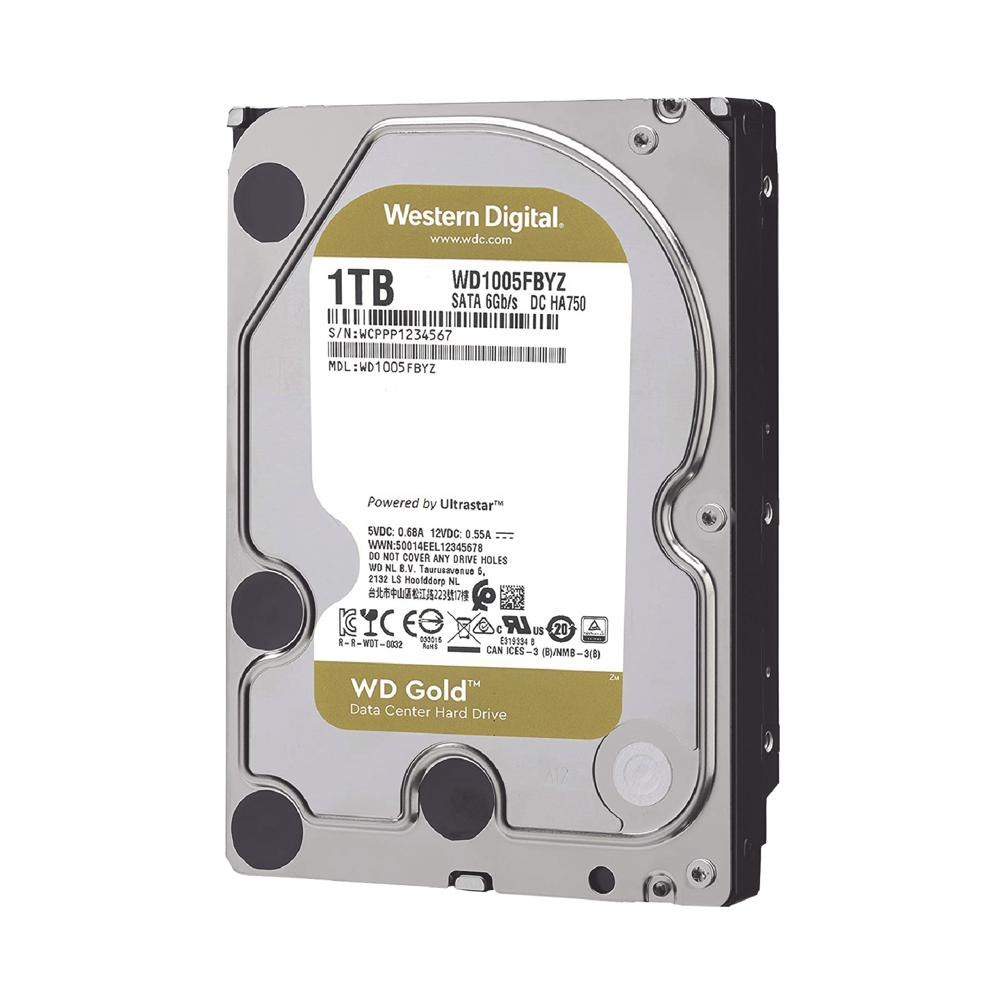WD1005FBYZ|Disco Duro Gold de 1TB / Clase Enterprise / 5 A?æOS DE GARANT?ìA