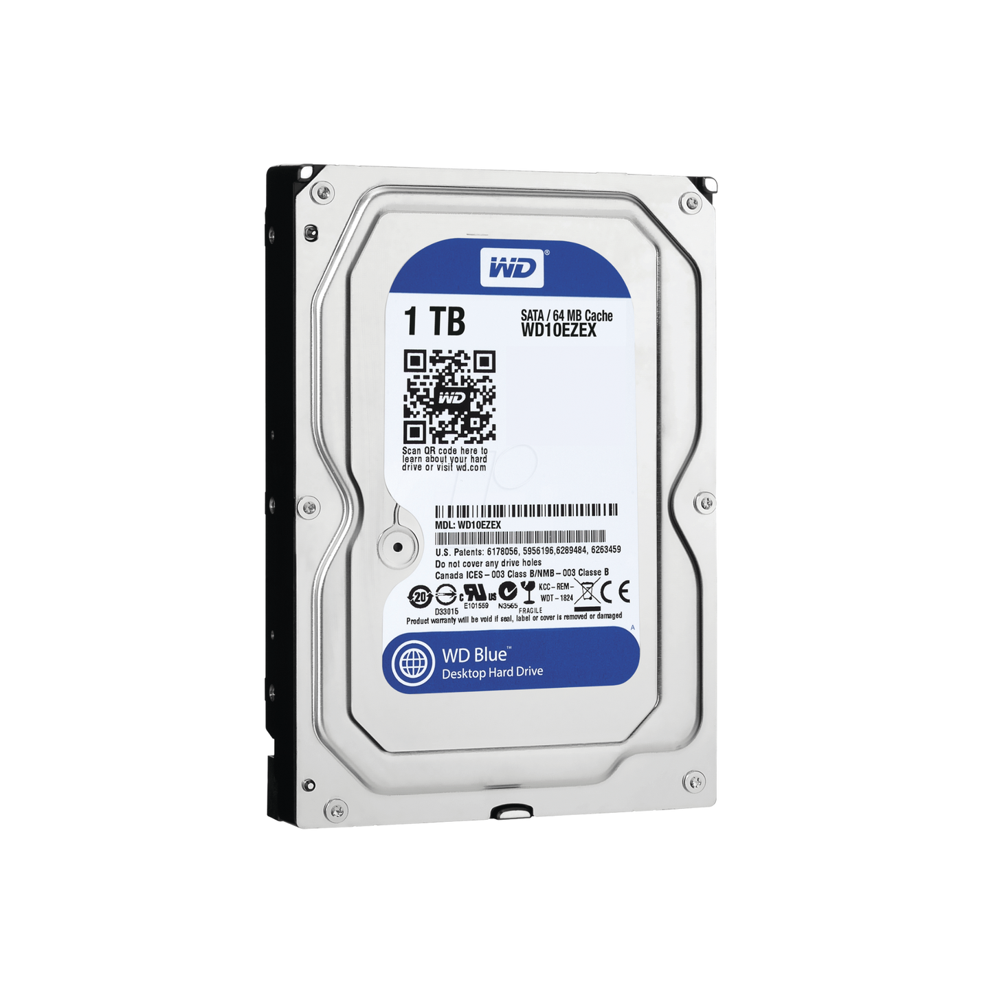 WD10EZEX|Disco duro Blue de 1 TB / 7200 RPM / Recomendado para PC / Uso 8-5 / 2 A??os de Garantia