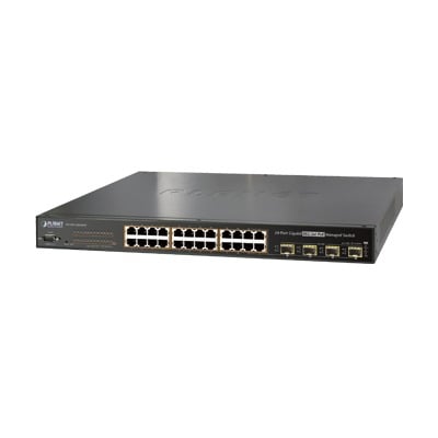 WGSW-24040HP4|Switch Administrable L2+ de 24 puertos 10/100/1000T PoE+ con 4 puertos combo TP/SFP Gigabit