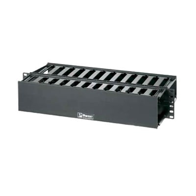 WMP1E|Organizador de Cables Horizontal PatchLink, Doble (Frontal y Posterior), Para Rack de 19in, 2UR
