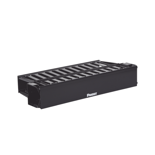 WMPH2E|Organizador de Cables Horizontal PatchLink, Doble (Frontal y Posterior), Con Tapa Extendida, Para Rack de 19in, 2UR