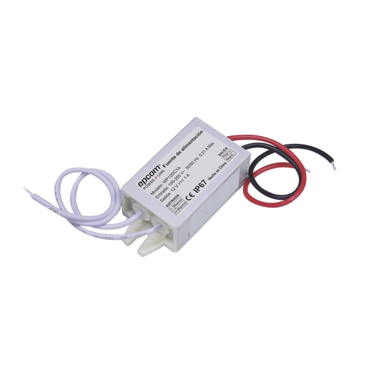 WP12DC1A|FUENTE DE ALIMENTANTACION PARA INTEMPERIE WATERPROOF 12 V @ 1 A