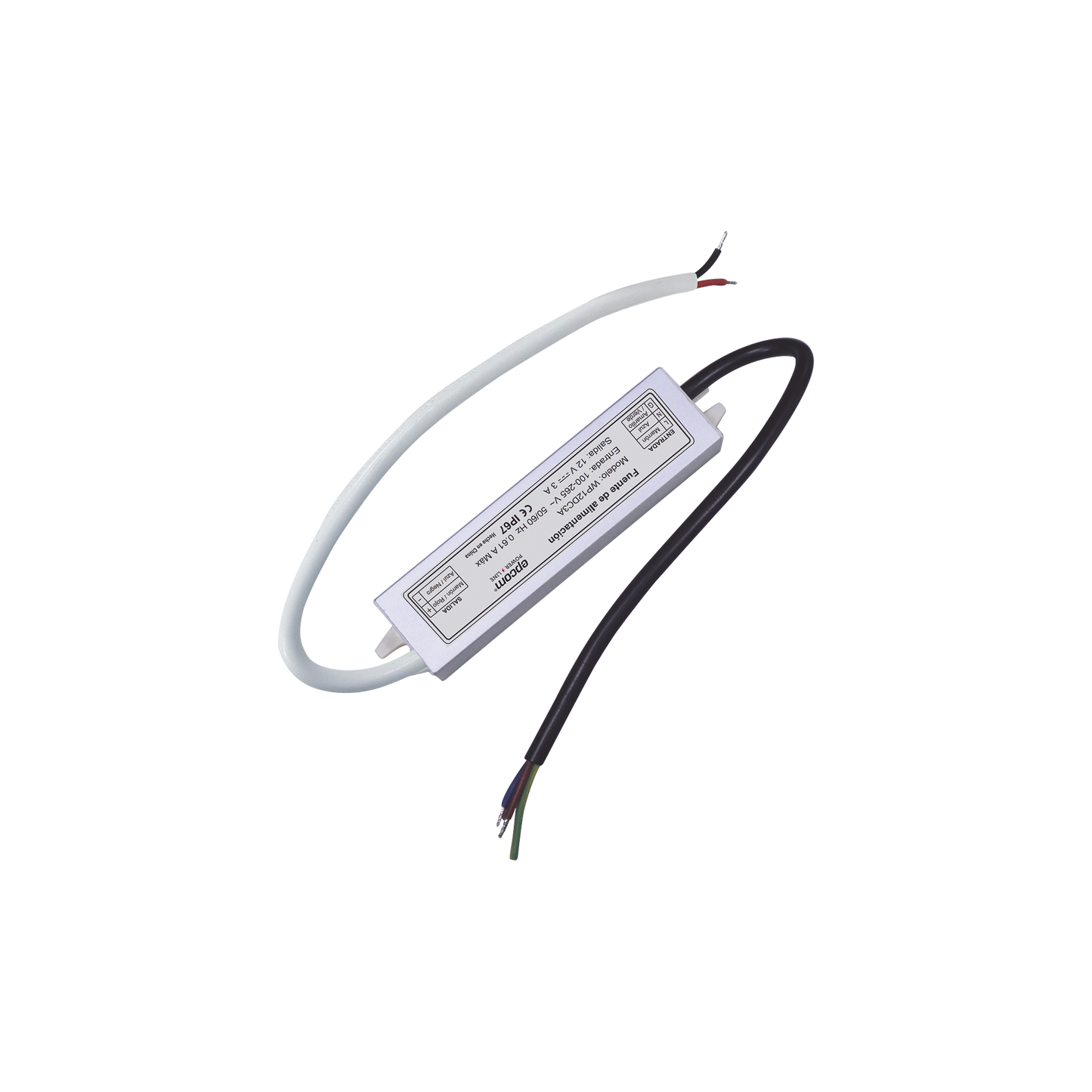 WP12DC3A|FUENTE DE ALIMENTACION PARA INTEMPERIE WATERPROOF 12 V @ 3 A