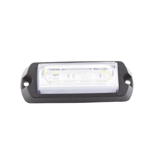 X13AW|Luz Auxiliar Ultra Brillante de 8 LED, color ?ümbar / Claro , con mica transparente.