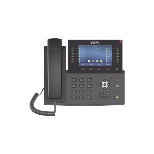 X7C|Tel?®fono IP empresarial para 20 lineas SIP, Bluetooth integrado para diademas, PoE y hasta 60 botones DSS con doble puerto Gigabit, soporta recepci??n de video