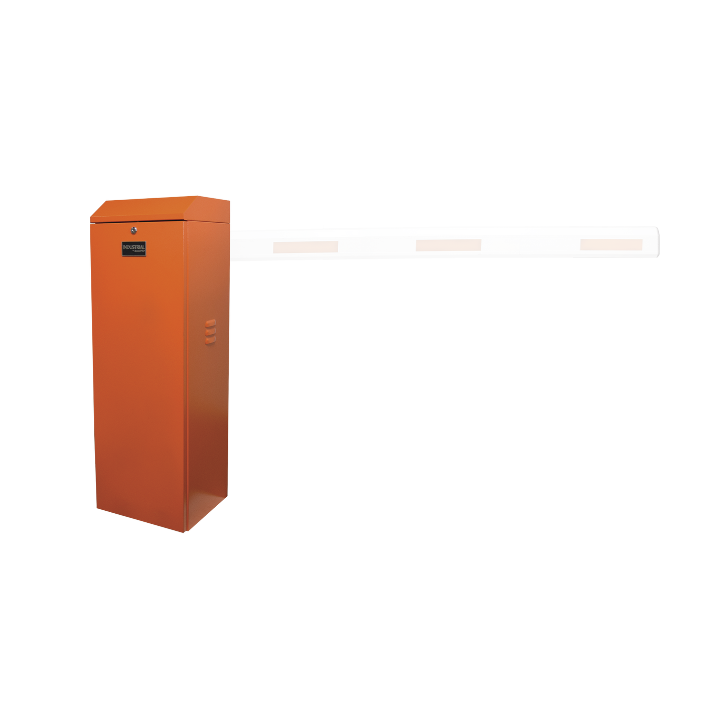 XBF-3000-RN|Barrera vehicular derecha / Soporta brazo de hasta 3 m / Apertura en 1.5 s /Final de carrera ajustable por programación / Movimiento fluido / Diseño elegante color naranja