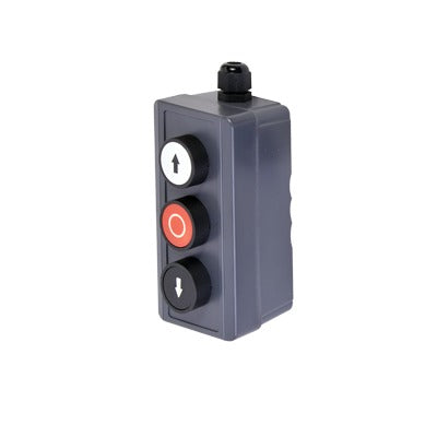 XBS-SW-01|Botonera Triple de USO RUDO Para Barreras Vehiculares, Operadores Corredizos y Abatibles.