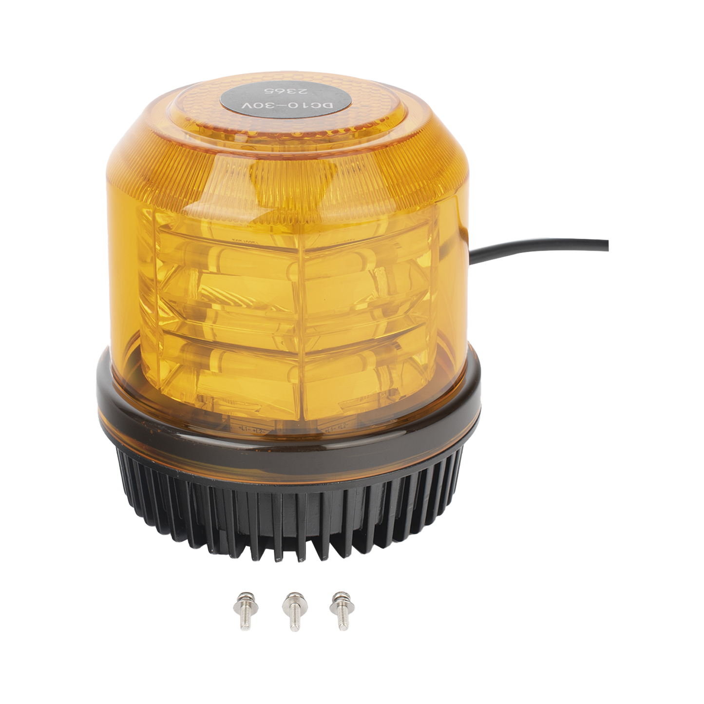 XLTE2365A|Burbuja brillante de 12 LEDs, color ambar, montaje fijo