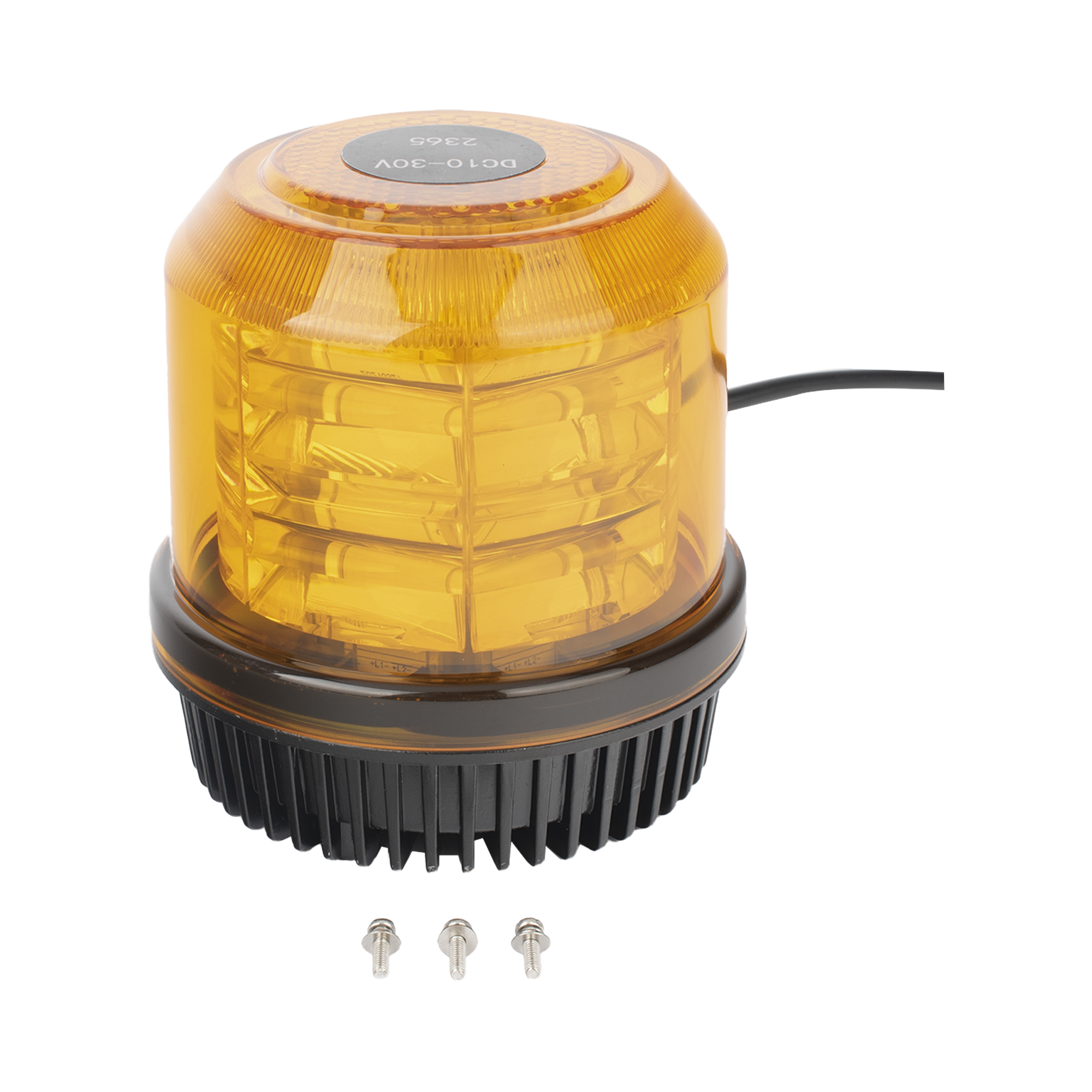 XLTE2365A|Burbuja brillante de 12 LEDs, color ambar, montaje fijo