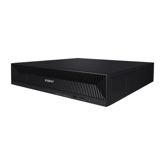 XRN-1620SB1|NVR de 16 canales / 32MP / Hasta 4 Discos Duros / Switch PoE+ 16 puertos / Wisenet P2P / H.265 & WiseStream