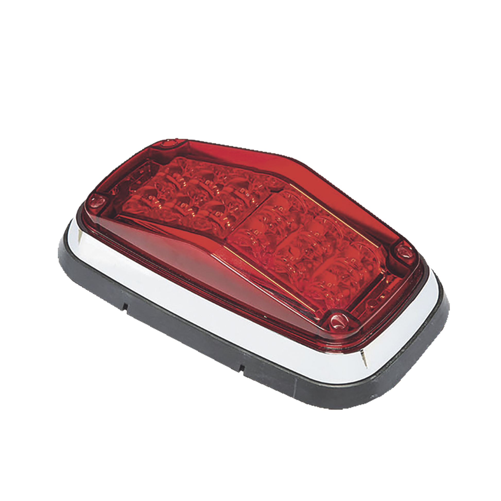 XT1885R|Luz de advertencia 8 X 4", Color Rojo, IP67, SAE, Ideal para Ambulancias