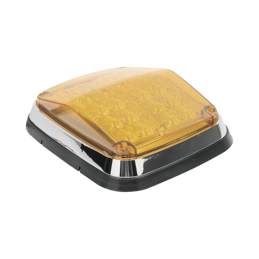 XT1895A|Luz de advertencia de 8 X 6", Color ?ümbar, SAE,  IP67, Ideal para Ambulancias