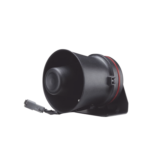 XYD100H|Bocina de uso Rudo para Motocicleta de 100 W, Alto Rendimiento y Base en Aluminio, 8 Ohm de Impedancia