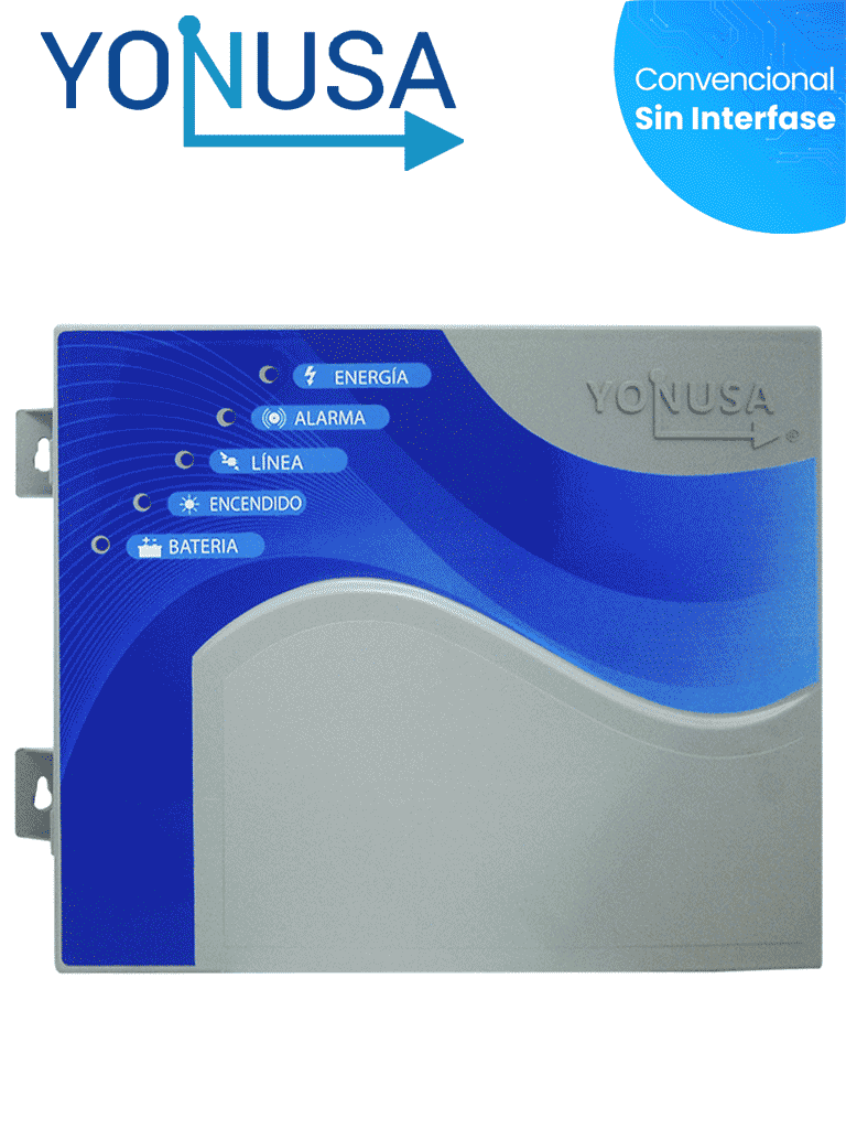 YONUSA EY12000127P - Energizador para solución de cerco eléctrico con salida de 12000V y 3500 metros Lineales / Sin interface/ Soporta modulo WiFi y batería de respaldo