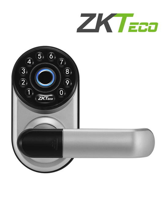 ZKTECO ML300 - Cerradura inteligente con teclado y verificaci??n de huella / Bluetooth / 100 Usuarios / Compatible con app Zsmart / #Cerraduras