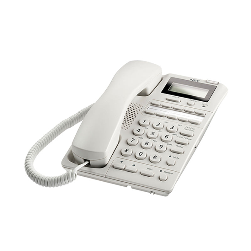 NEC-BE117783 | AT-55 Teléfono análogo unilinea (color blanco) 10 teclas de marcación rápida speaker-phone NEC