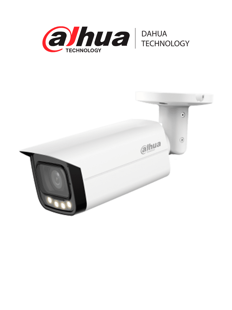 Dahua HAC-HFW2249TU-A-LED - Camara Bulle Full Color de 2 Megapixeles/ Full Color/ Lente de 2.8mm/ 106 Grados de Apertura/ Microfono Integrado/ Super Adapt/ WDR de 120 dB/ 60 Metros de Iluminación/ IP67/ #ProHDCVI