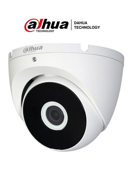 DAHUA HAC-T2A51N-0280B - Camara Domo de 5 Megapixeles/106 Grados de Apertura/ Metalica/ Lente de 2.8 mm/ IR de 20 Metros/ Soporta: CVI, AHD, TVI y CVBS/