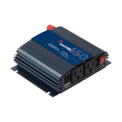 SAM-450-12|Inversor de Corriente Onda Modificada (CD-CA). Potencia Nominal 450 W, Ent:12Vcc, Sal: 115Vca 60 Hz.