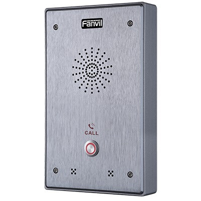 I12-N-01P|Intercomunicador IP, 2 l?¡neas SIP, 2 relevadores con bot??n para llamada, anti-vand?ílico, IP65 e IK10, PoE