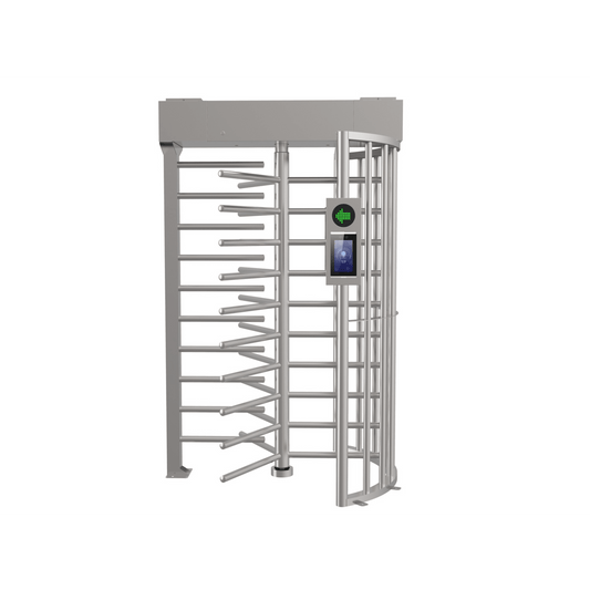 DS-K3H4410-120/PG-DM60|Torniquete SENCILLO (1 Carril) de Cuerpo Completo Bidireccional / Exterior / Acero Inoxidable SUS304 / 30 Personas por Minuto / Compatible con Reconocimiento Facial (Terminal no Incluida)