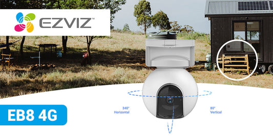EZVIZ EB8 4G 2K: Seguridad panorámica sin límites