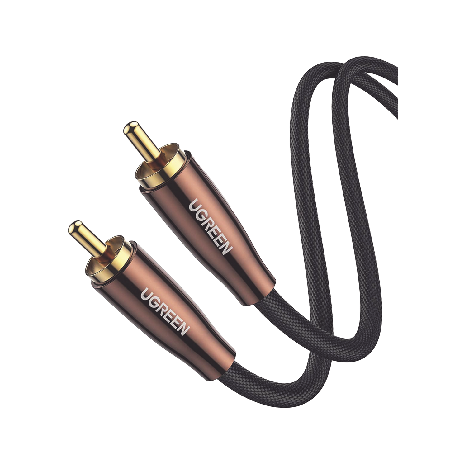 10190|Cable de Audio Coaxial Macho a Coaxial Macho  (S/PDIF) / 5.1 Canales / Diseño de Blindaje Multiple / Núcleo de Cobre / Caja de Aleacion de Cobre / 2 Metros / Color Negro