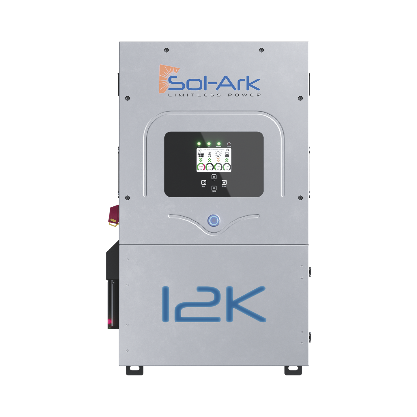 12K2P|Inversor Hibrido SOL-ARK, 12 Kw, 220 Vcc, Fase Dividida, WIFI incluido, IP65, Entrada de Baterías a 48 Vcc
