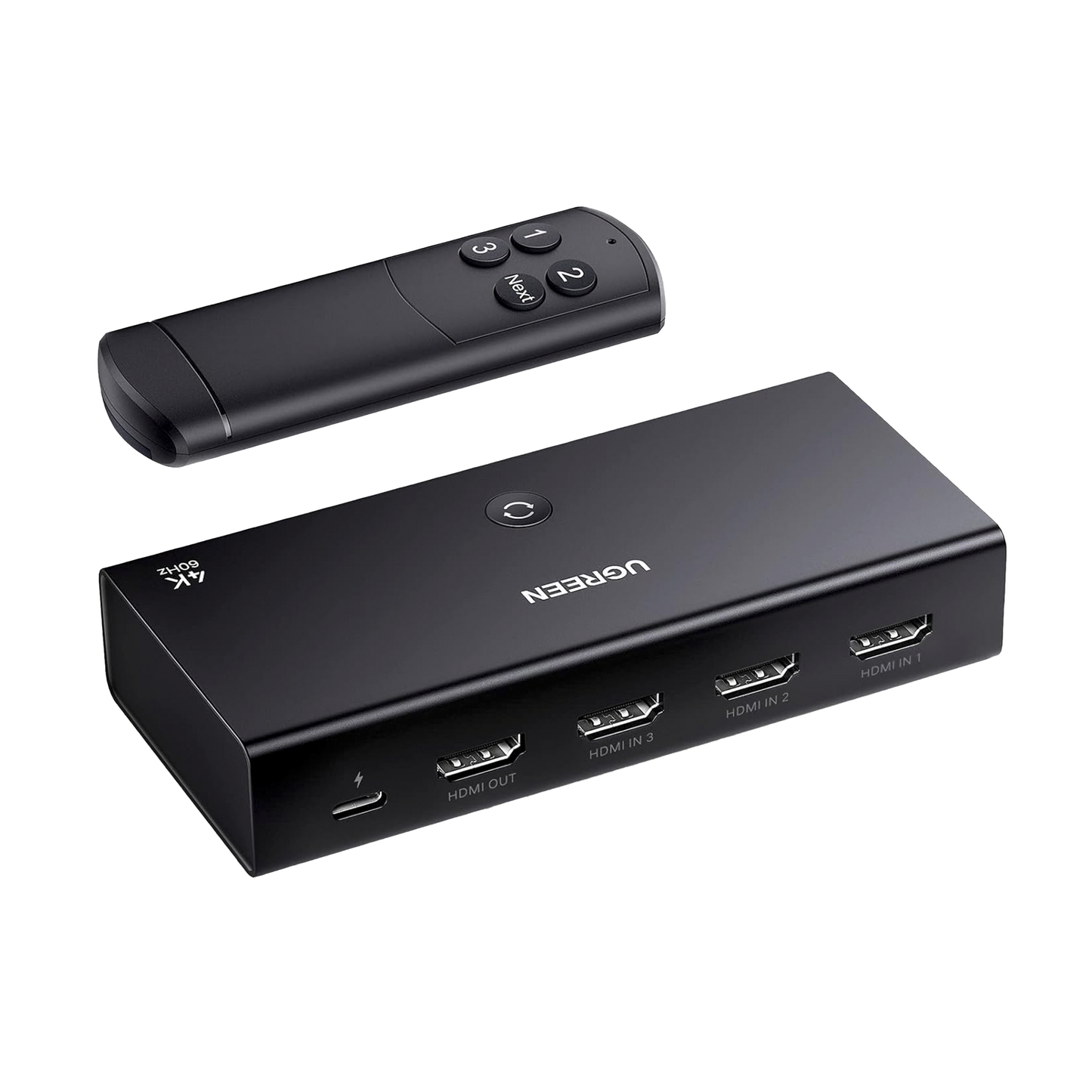 15376|Conmutador HDMI Switch 4@60Hz  3 Entradas a 1 Salida 3D  HDR  Dolby Atmos DTS5.1/7.1  HDCP2.2  PCM2.0  HDMI2.0  Reduce el Retraso y la perdida de fotogramas  Incluye Control Remoto.