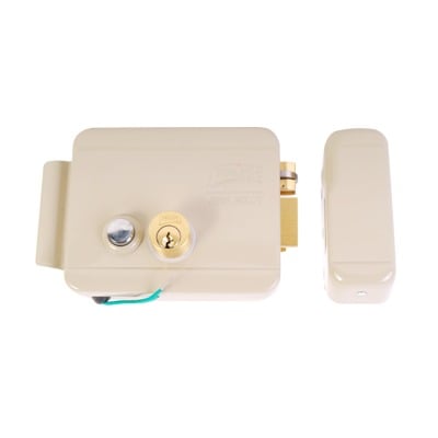 321-DCBD-ABG|Cerradura Eléctrica / Incluye Llave / Derecha/ Con Botón integrado /Exterior