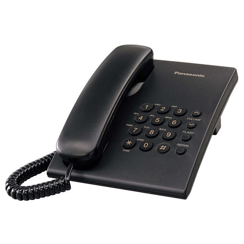 KX-TS500MEB - Teléfono analógico básico, Alámbrico Panasonic KX-TS500