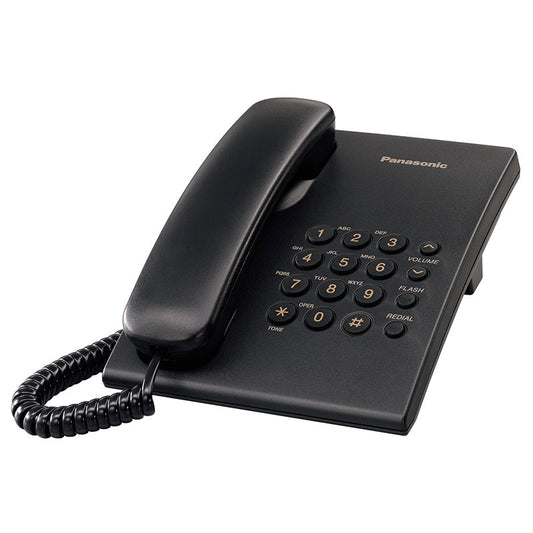 KX-TS500MEB - Teléfono analógico básico, Alámbrico Panasonic KX-TS500