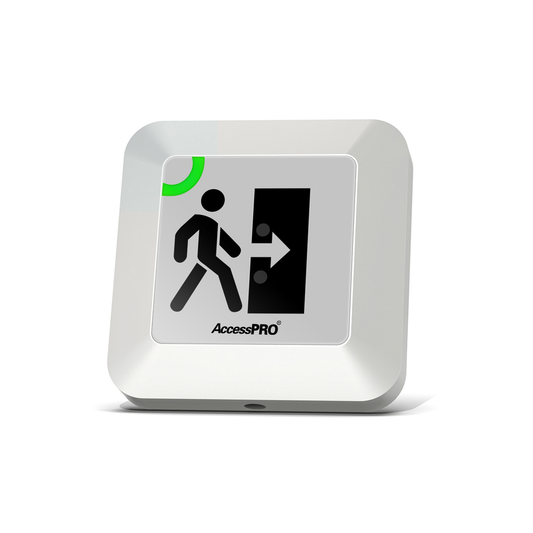 ACCESSK4DTR|Botón de Salida sin Contacto Compatible con Control Remoto / Temporizado / Distancia Ajustable  / Diseño Moderno