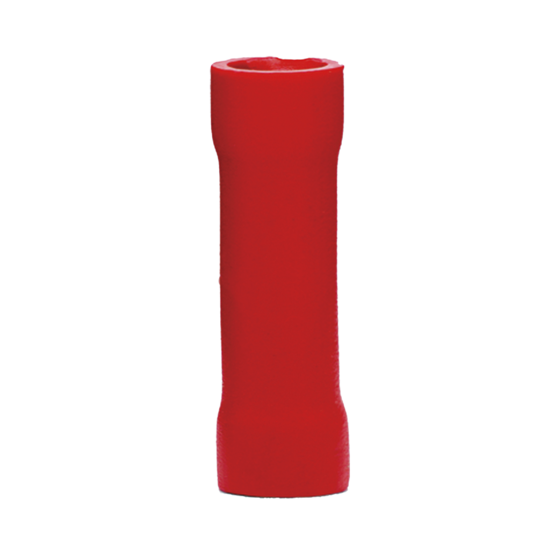 AE-055-90|Conector a tope aislado / 22 - 16 AWG / Rojo / Paquete de 25 piezas