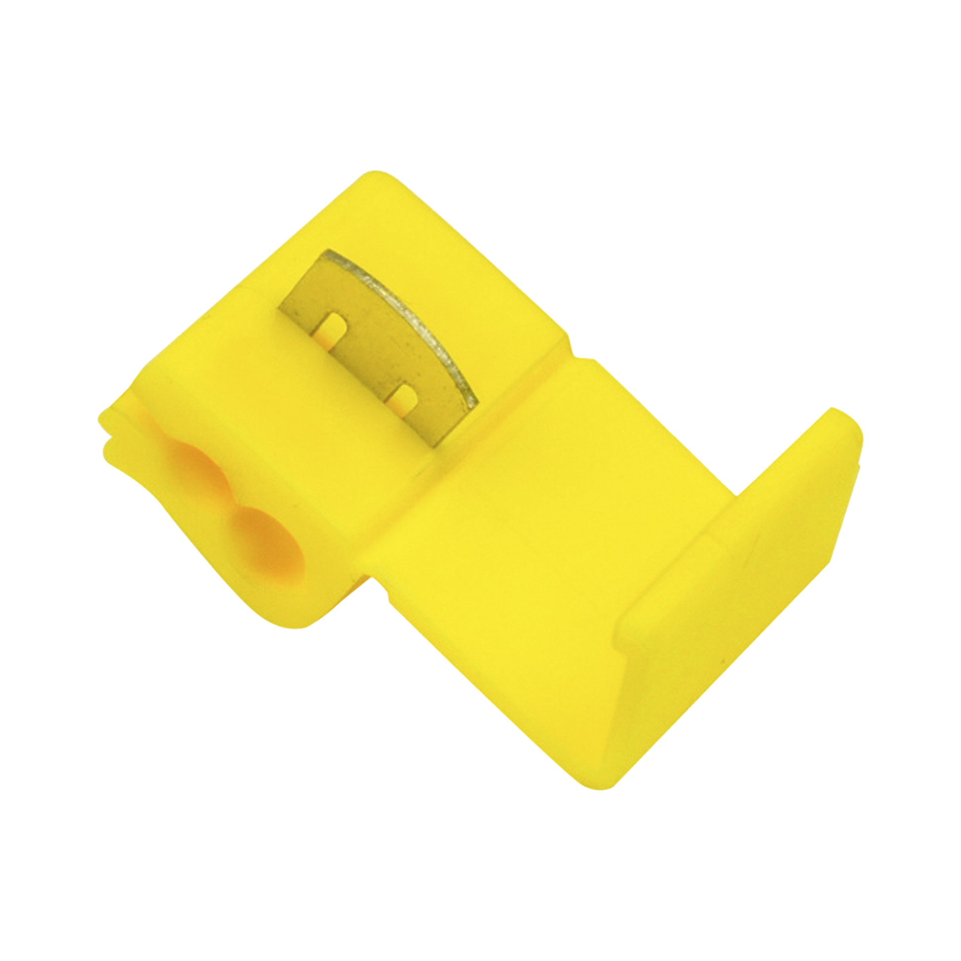 AECW-5-5|Terminal tipo almeja / 12 - 10 AWG / Amarillo / Paquete de 25 piezas.