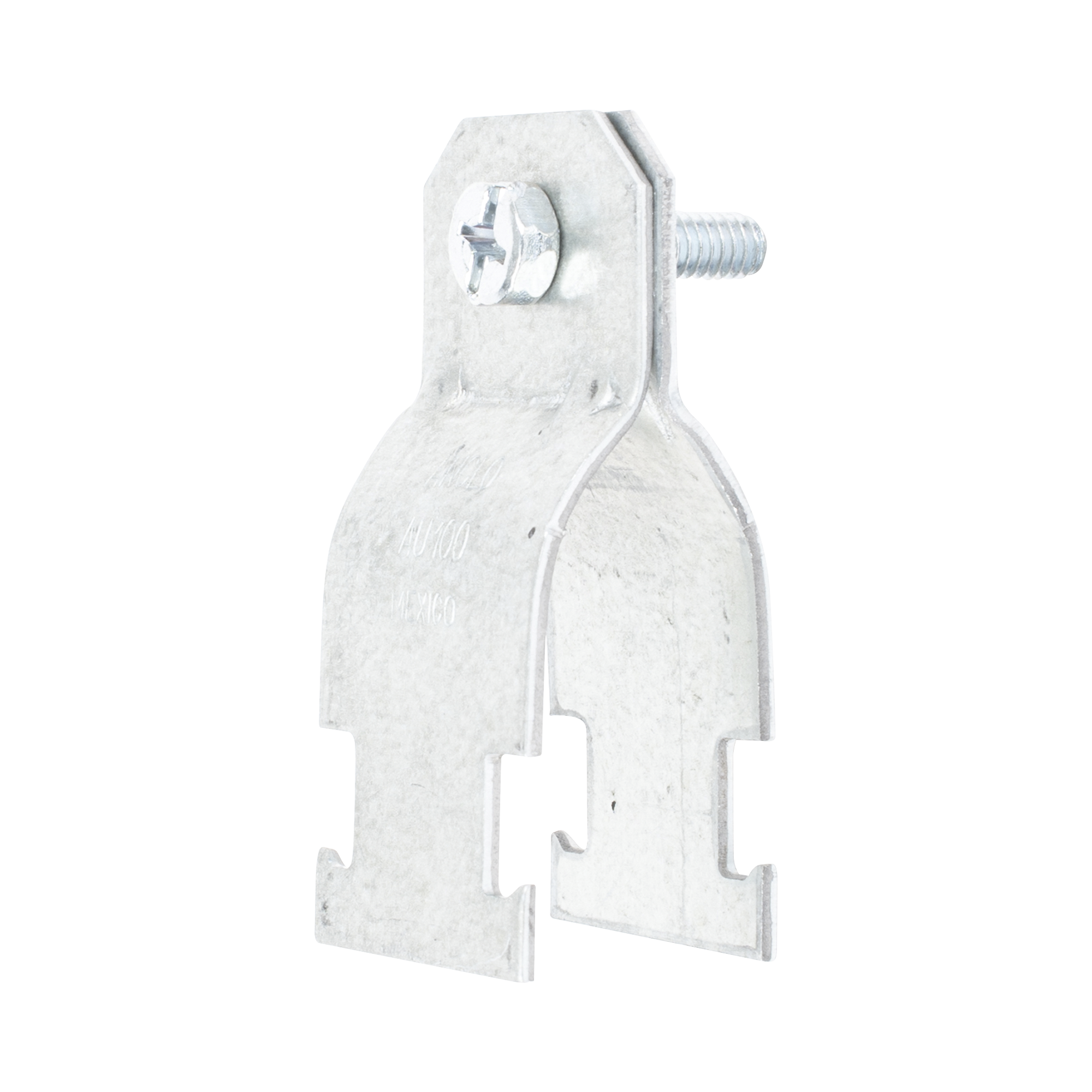 ANC-AE-100|Abrazadera Unicanal para Conduit Pared Gruesa y  PVC de 1" (25 mm).