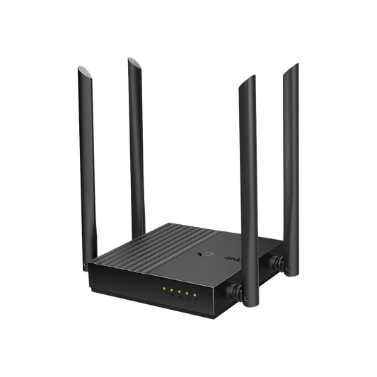 ARCHERC64|Router inal?ímbrico AC 1200 doble banda MU-MIMO, 1 puerto WAN 10/100/1000 Mbps Y  4 puertos LAN 10/100/1000 Mbps